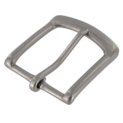B7106 1 1/4" Nickel Matte, Heel Bar Buckle, Solid Brass-LL -Buckleguy api6djmwl 18889.1604444093