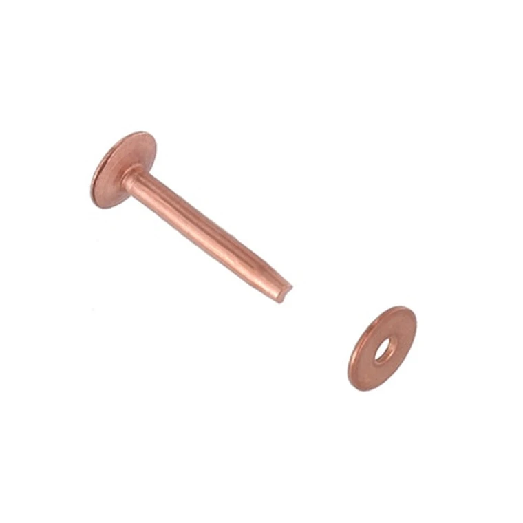 CRB14 #14 Copper Rivets W/ Burrs, Solid Copper (1lb. Bag) 3 CRB14 #14 Copper Rivets W/ Burrs, Solid Copper (1lb. Bag)