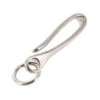 B7498 Nickel Plate, Fish Hook Key Chain, Solid Brass-LL -Buckleguy apicjw6fx 89401.1604444068