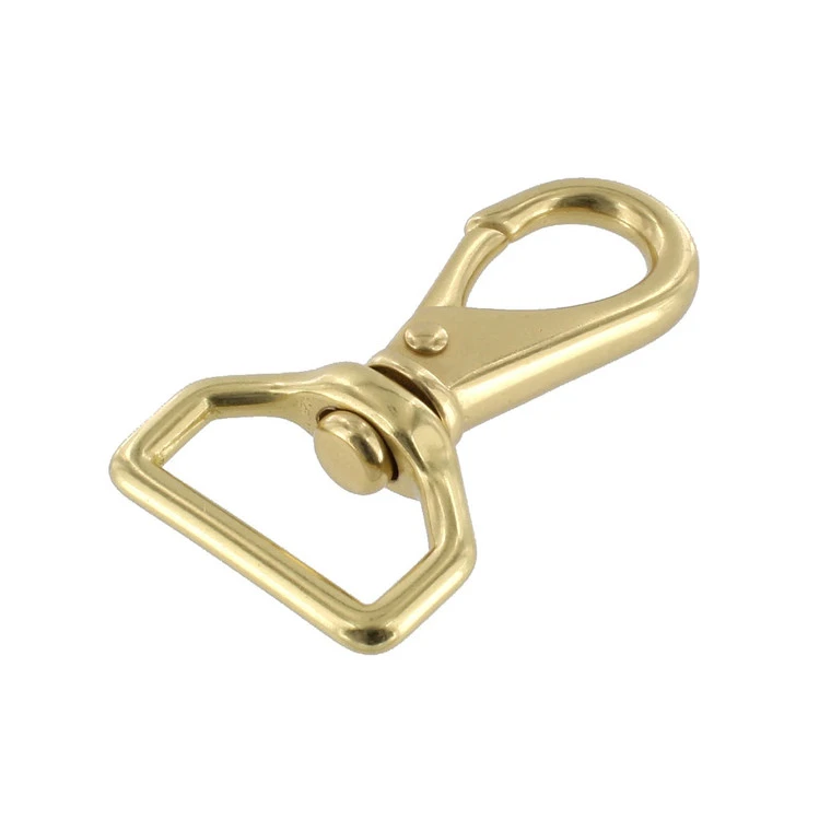 240 Natural Brass, Swivel Lever Snap, Solid Brass-LL, Multiple Sizes 5 240 Natural Brass, Swivel Lever Snap, Solid Brass-LL, Multiple Sizes - Image 3