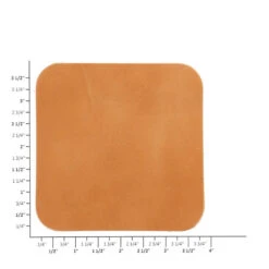 Leather Coasters, Wickett & Craig Traditional Harness, Square, Russet (4pc Set) -Buckleguy apidgfnvo 68767.1604444073