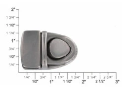 IAD3940 Nickel Matte, Tuck Lock, Solid Zinc, Nickel Matte Plated -Buckleguy apiezwmqa 55627.1604444031