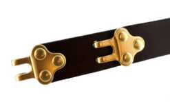 B8149 1 1/4" Natural Brass, Belt/Strap Hook, Brass-LL -Buckleguy apifql0rx 60431.1604444033