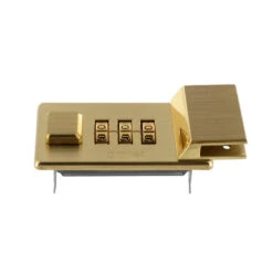 Z53122-10L/26512-1/MGD Brushed Brass Combination Lock -Buckleguy apig9kaaj 46896.1604444077