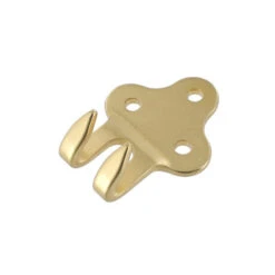 B8149 1 1/4" Natural Brass, Belt/Strap Hook, Brass-LL