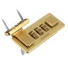 Z53122-10L/Z53122-1/MGS/MR Brushed Brass Combination Lock -Buckleguy apij385pb 20055.1604444068