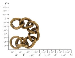 G10405 15mm Antique Brass, 6-Link Chain With 15mm O-Ring, Solid Brass -Buckleguy apijxifd4 95339.1604444121