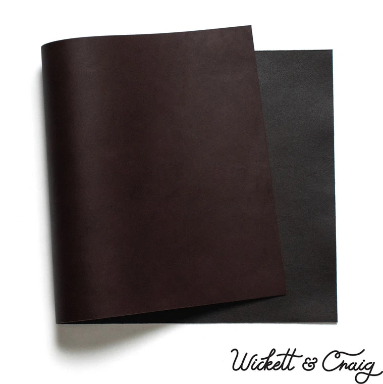 Wickett & Craig English Bridle Leather Panels, Dark Brown 3 Wickett & Craig English Bridle Leather Panels, Dark Brown
