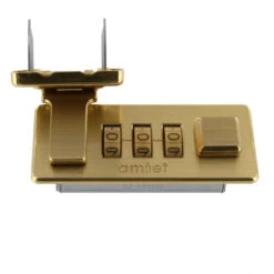 Z53122-10L/Z53122-1/MGS/MR Brushed Brass Combination Lock 10 Z53122-10L/Z53122-1/MGS/MR Brushed Brass Combination Lock -Buckleguy apilcitey 38351.1604444070