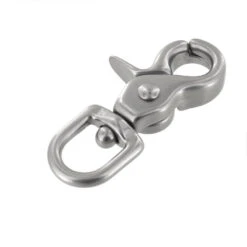 3002A 7/16" Nickel Matte, Swivel Trigger Snap, Solid Brass-LL -Buckleguy apilecifk 44913.1716429768