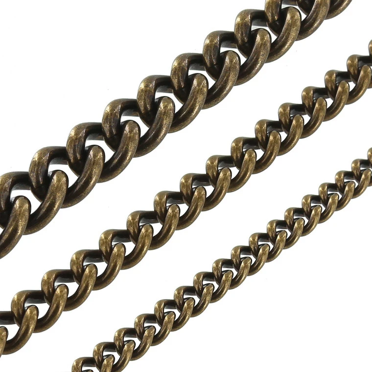 B8835 Antique Brass, Round Chain, Solid Brass-LL (36" Length) 4 B8835 Antique Brass, Round Chain, Solid Brass-LL (36" Length) - Image 2