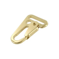 B7443 1" Brass Plate, Sling Lever Snap, Solid Iron