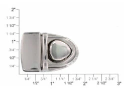 IAD3940 Nickel Plate, Tuck Lock, Solid Zinc, Nickel Plate -Buckleguy apimm931v 99202.1604444091