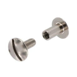 Chicago Screws, Open Hole, Nickel Plate, Solid Brass-LL (50 Per Bag), Multiple Sizes 7 Chicago Screws, Open Hole, Nickel Plate, Solid Brass-LL (50 Per Bag), Multiple Sizes -Buckleguy apimmokzl 09026.1696259402