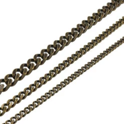 B8845 Antique Brass, Four Side Flat Chain, Solid Brass-LL (36" Length) -Buckleguy apin8rvjs 65845.1636490181