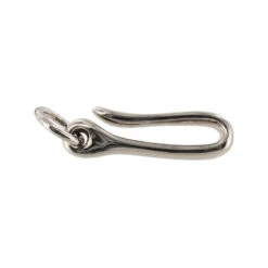 B8367 Nickel Plate, Small Fish Hook Key Chain, Solid Brass-LL 10 B8367 Nickel Plate, Small Fish Hook Key Chain, Solid Brass-LL -Buckleguy apio2xwlw 44468.1604444124