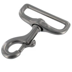 B6228 2" Nickel Matte, Swivel Bolt Snap, Solid Brass-LL