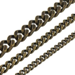 B8845 Antique Brass, Four Side Flat Chain, Solid Brass-LL (36" Length) -Buckleguy apiqxfnbk 30621.1636490182