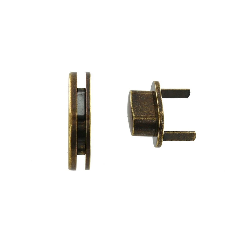 B8706 Antique Brass, Oval Magnetic Closure, Zinc 6 B8706 Antique Brass, Oval Magnetic Closure, Zinc - Image 4