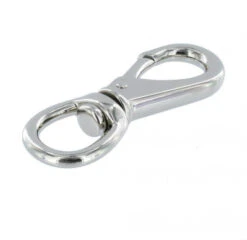 251 5/8" Nickel Plate, Swivel Lever Snap, Solid Brass -Buckleguy apirtreb8 43607.1604444071