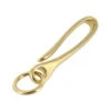 B7498 Natural Brass, Fish Hook Key Chain, Solid Brass-LL -Buckleguy apivuzcf4 13773.1604444186