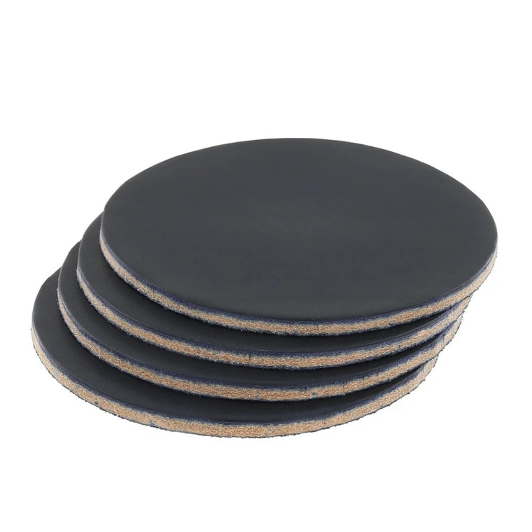 Leather Coasters, Wickett & Craig English Bridle, Circle, Navy (4pc Set) 3 Leather Coasters, Wickett & Craig English Bridle, Circle, Navy (4pc Set)