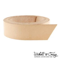 Wickett & Craig Carving Leather Strap, Natural, 55" To 60" Long, 8-10oz & 10-12oz
