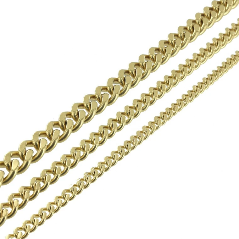 B8840 Natural Brass, Two-Side Flat Chain, Solid Brass-LL (36" Length) 5 B8840 Natural Brass, Two-Side Flat Chain, Solid Brass-LL (36" Length) - Image 3