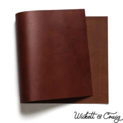 Wickett & Craig English Bridle Leather Panels, Medium Brown