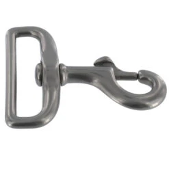 B6228 2" Nickel Matte, Swivel Bolt Snap, Solid Brass-LL -Buckleguy apizmntsn 14550.1604444075