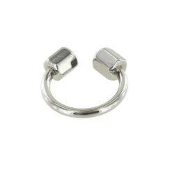 B9057 26.7mm Nickel Plate, Horseshoe Key Ring, Brass-LL -Buckleguy unspecified 1 79611.1531929143.1280.1280 67606.1532102556